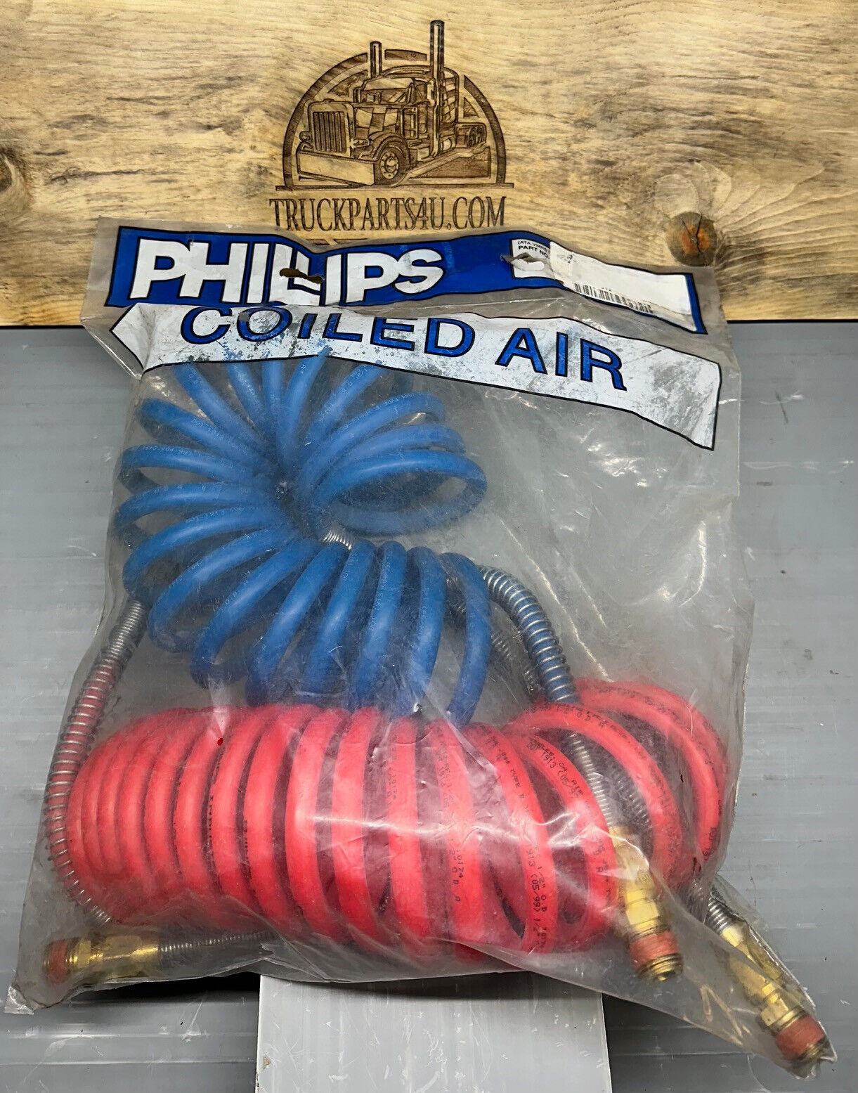 PH11312 Phillips Coiled Air Line Set 12 Foot Red Blue 11-312 FLTCA12BR New Opened OEM